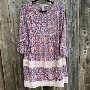 Boho paisley lace dress
